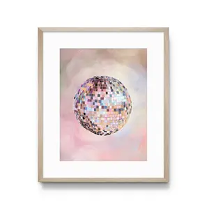Gracefully Made Art Eras Disco Ball Art Print