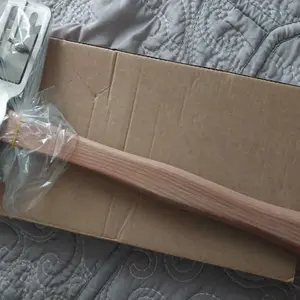 Magnetic Roofing Hammer with Nail Puller, Waterproof Wood Grip Hand Tool for Roof Repair, DIY Handyman Father's Day Gift