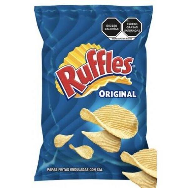 Sabritas Ruffles Original Sal 120g Box BIG Pack of 3 bags