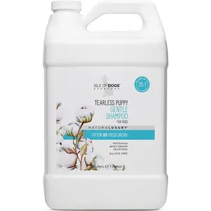- Everyday Natural Luxury Tearless Puppy Shampoo - Cotton + Fresh Orchid - Sulfate & Paraben Free Formula - Gentle Pet Shampoo for Dogs of All Ages & Coat Types - Made in the USA - 1 Gal, (823-Gal)