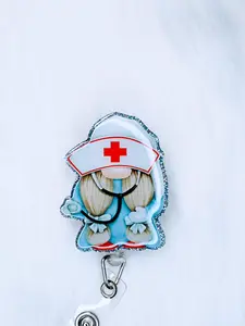 Gnome Nurse Badge Reel