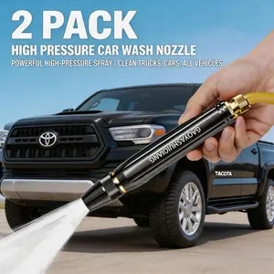 2-Piece High Pressure Car Wash Gun – Booster Nozzle + Hose Kit| Leak-Proof, Universal Fit, Car & Garden Cleaning Power