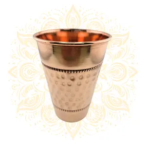 Copper Drinking Glass 5"