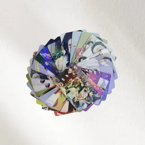 60 Pcs BT Group Dual-Sided Star Photo Cards, Perfect for Room Decoration & Christmas Halloween Gifts, Ideal for Wall Photos, Holographic Cards