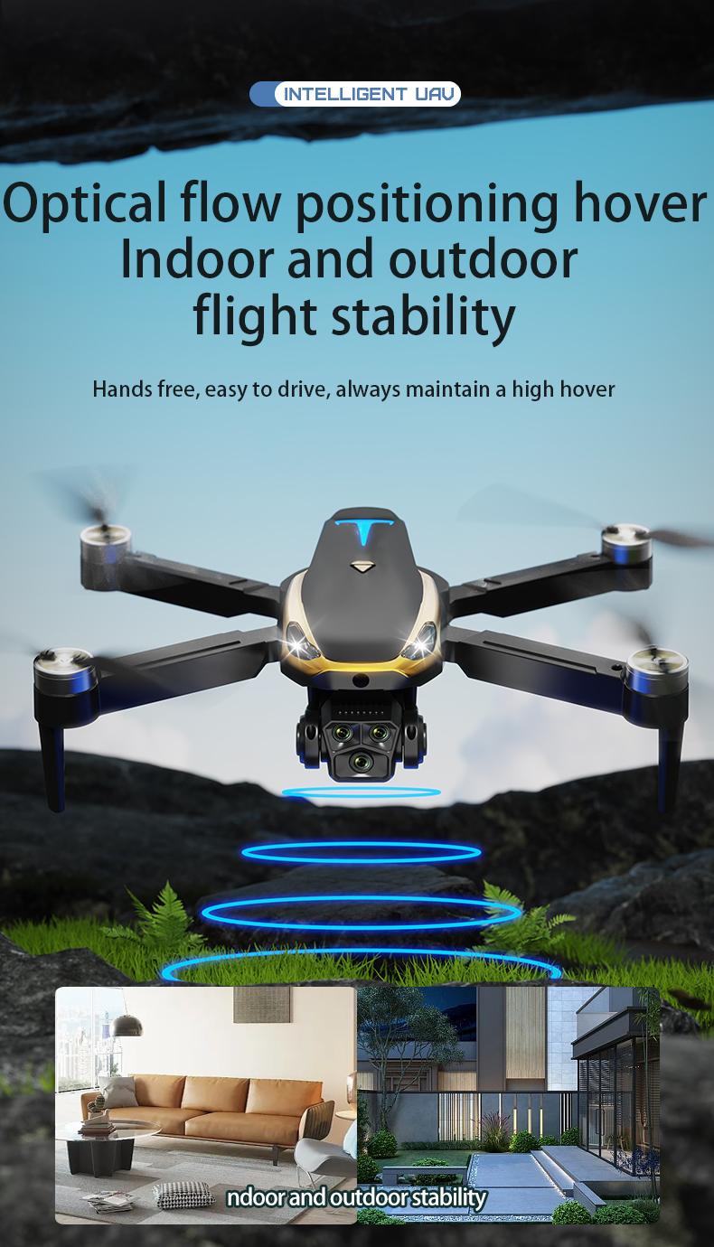 2026 M8 Pro Drone – 4K EIS Camera, GPS & 5G WiFi FPV, Brushless Motor, Optical Flow Hover, Smart Obstacle Avoidance, Auto Return, 360° Stunt Roll, Dual Batteries Included