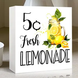 Lemonade Cup Design Tabletop Decoration, Summer Lemonade Cup Design Tabletop Decoration, Home Decor for Parties, Cafes, Fruit Shop Tabletop Decoration