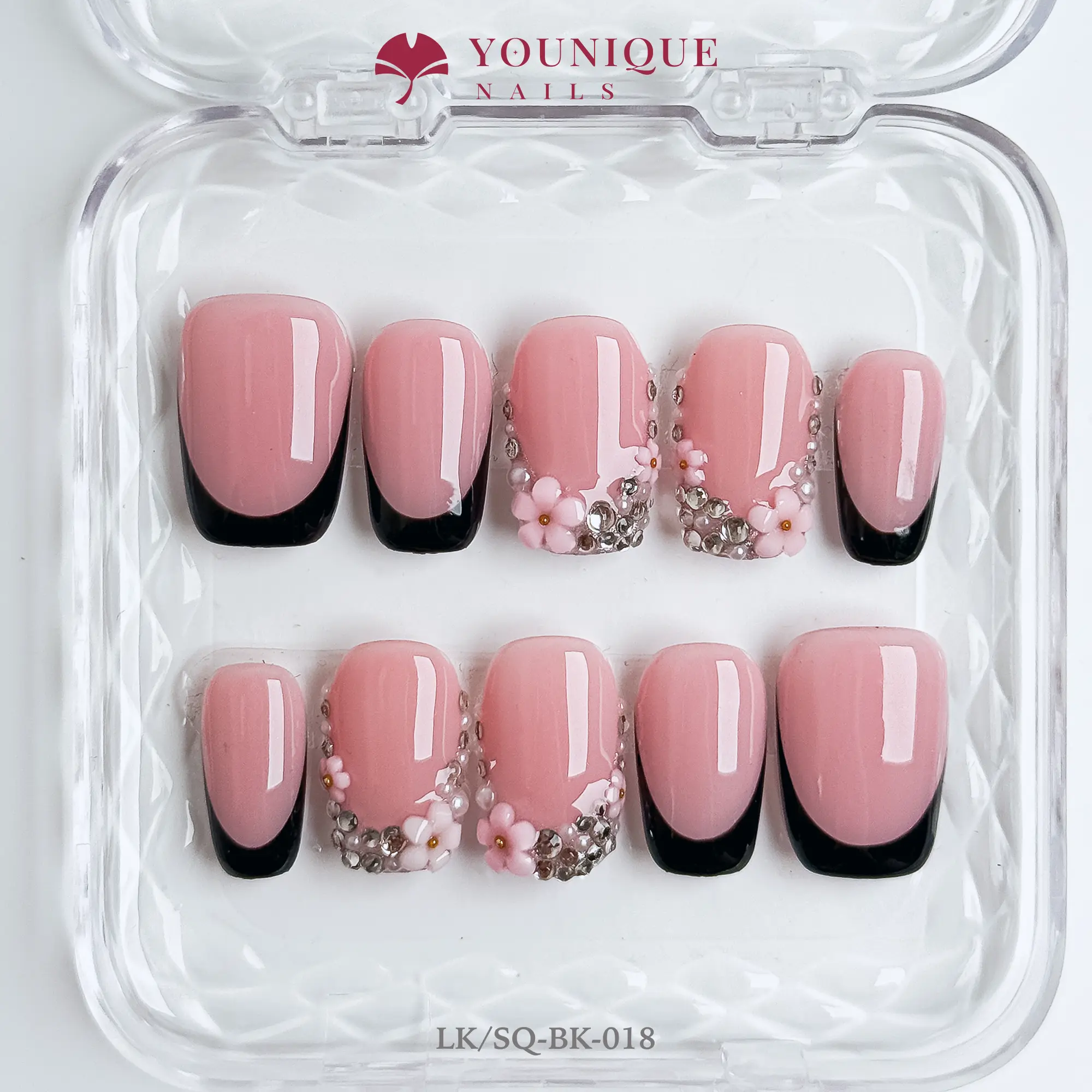 Younique Nails | 10PCS 100% Handmade Press-On Nails | Reusable Colorful Art