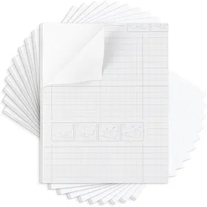Mat Board Center, Pack of 10, 8X10 Self Adhesive Foam Board for Picture and Poster Mounting, Lightweight White Color Foam Board for Crafts, Artworks, 3/16 Inches Thick
