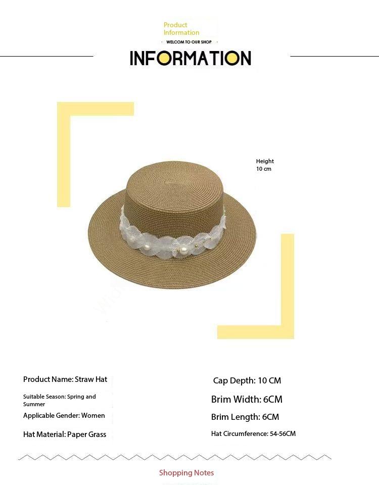 White Straw Boater Hat for Women Men, Wide Brim Flat Top Sun Hat with Leather Belt, UPF 50+ Summer Beach Fedora Hat for Vacation Travelstraw hat, sun hat, fedora, boater hat, panama hat