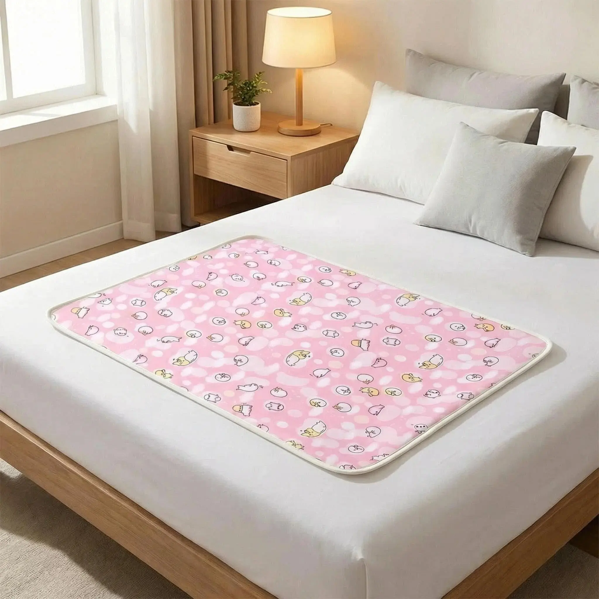 Reusable Absorbent Leak-Proof Urine Isolation Pad, Women Menstrual Protection Mat, Suitable for Family Pets Multiple Sizes Colors Options, Soft, Nursing Pad, Protective Pads