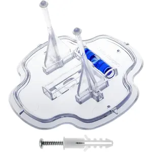 Hella Hangers| Skateboard Deck Hanger| Works with Adhesive Strips| Transparent Floating Hanging Display Mount for Skateboards| Great Gift for Skaters : Sports & Outdoors