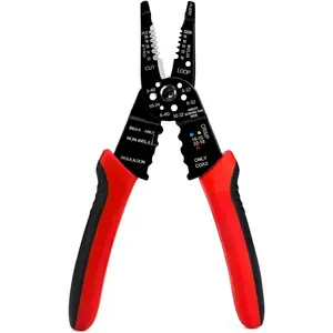 Wire Stripper 10-22 AWG Wire Splicer Cable Stripper Multipurpose Wire Stripping Tool Electrical Wire Pliers with Screw Cutter