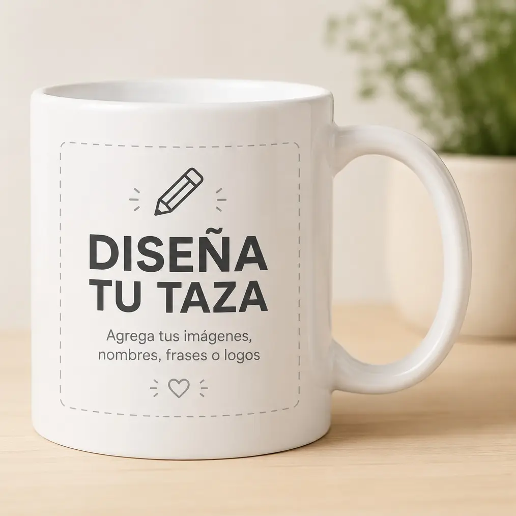 Taza Personalizada 11oz con Foto, Nombre o Logo