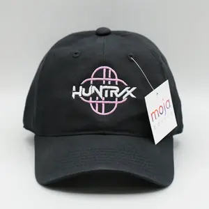 HUNTRIX KPOP Demon Hunters Dad Hat - Logo Hat for Fans - Available in Adult & Youth Sizes - Perfect for KPOP DEMON HUNTERS - Comfortable Fit for Everyone
