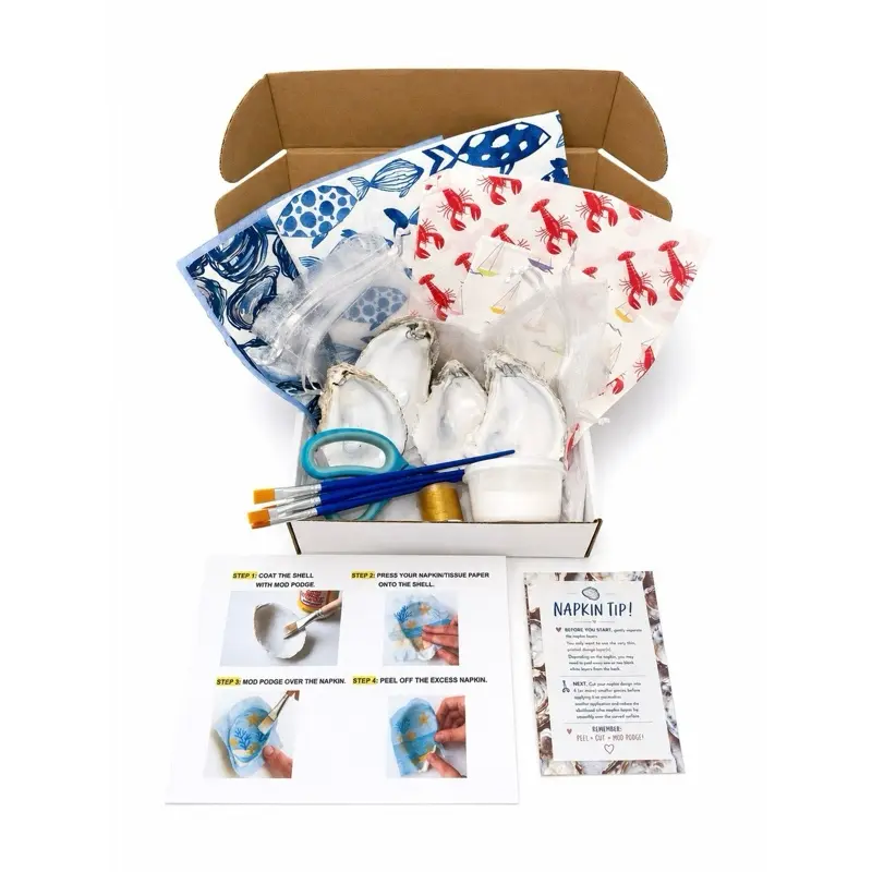 DIY Oyster Shell Ring Dish Kit