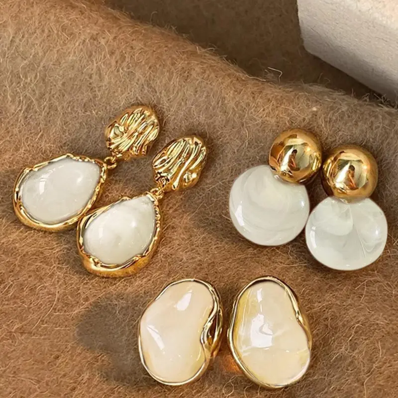 Vintage Elegant Earrings Set, Fashion Jewelry for Party, Daily Clothing Decor, Trendy All-match & Exquisite Jewelry for Birthday Gift, High Quality Earrings, Good Earrings, Earring Stacking Set