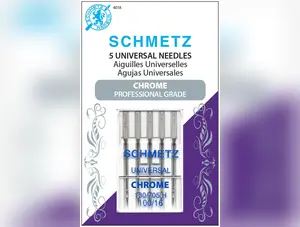 Schmetz Chrome Universal Needles - Size 100/16 - #4018