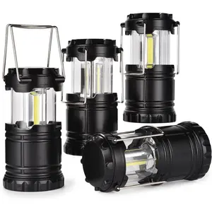 Collapsible LED Camping Lantern| Ultra Compact Emergency Light (4 Pack)