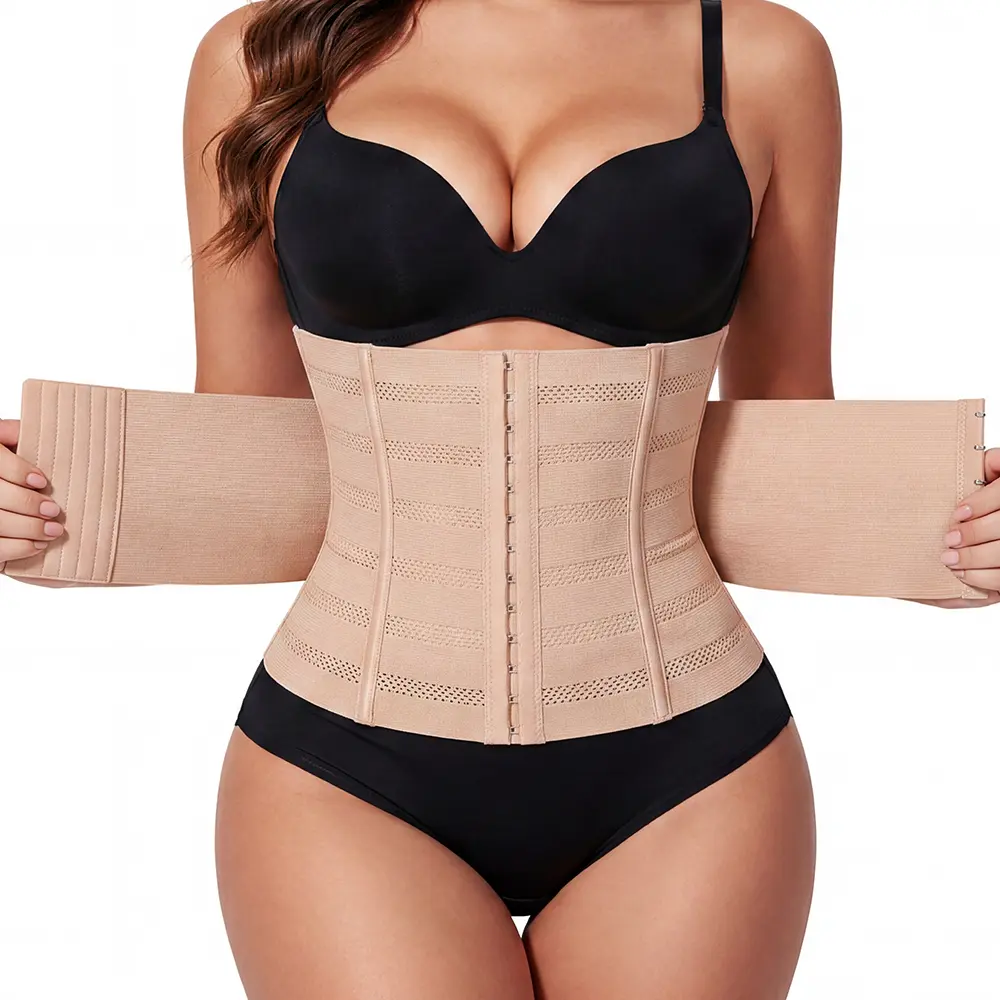 QueenralQAQ Women’s Stylish Waist Trainer – Tummy Control Belt/Waist Cincher Training Strap for Fitness Gym Use Shapewear waist tranier shapewear fajas para mujer waist trainer body shape faja body shaper fajas colombianas moldeadoras