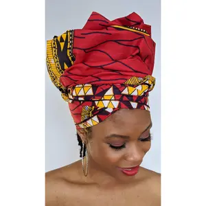 Trendy African Print Headwrap-DPH549