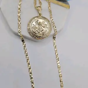 Centenario fashion style necklace gold-plated 24"inches