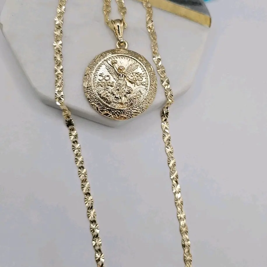 Centenario fashion style necklace gold-plated 24"inches