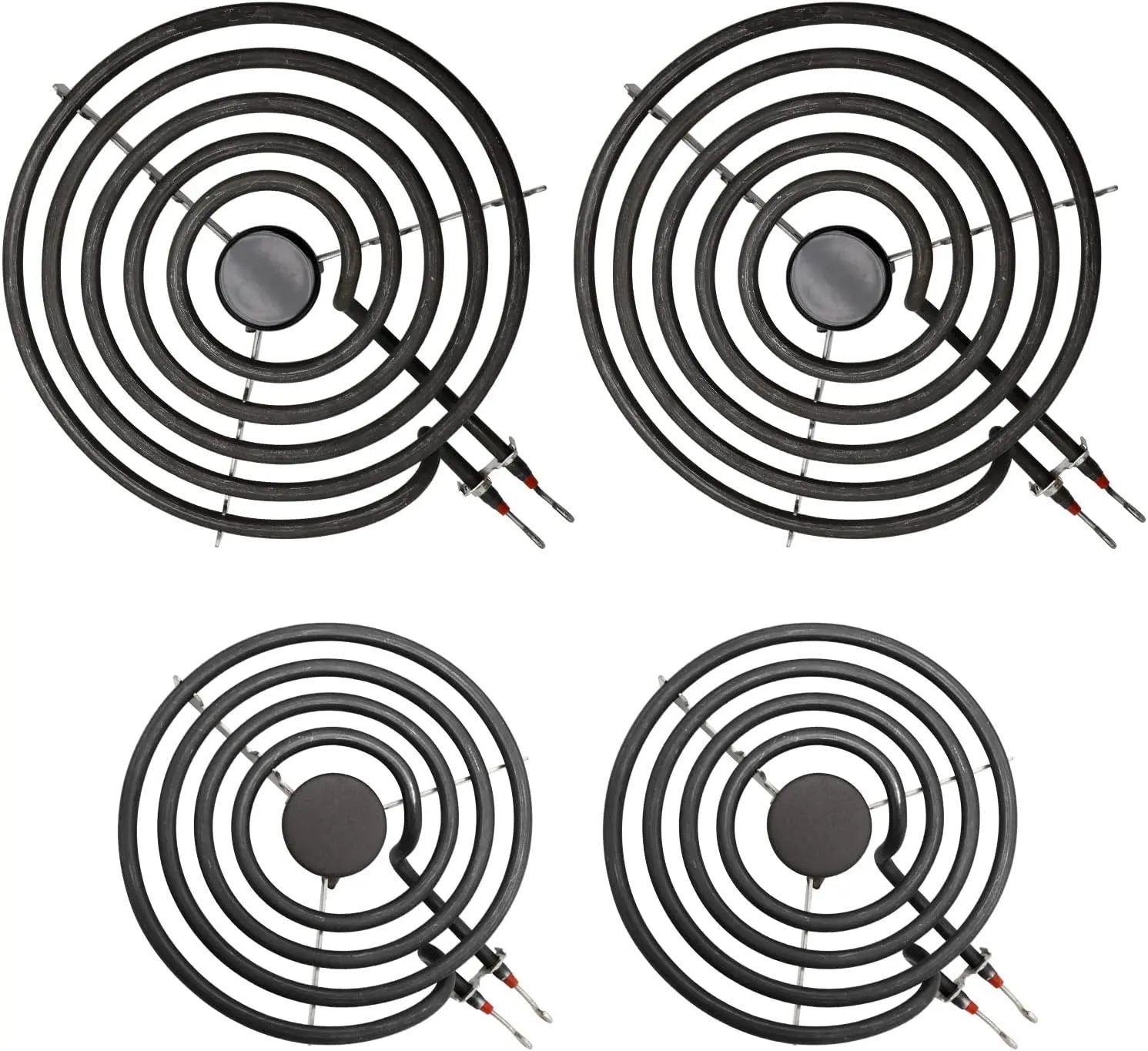 MP22YA Electric Stove Burner Element Replacement-Perfectly Compatible with Whirlpool&Kenmore&Frigidaire &Hardwick&Maytag&Norge Stove Top-Include 2* MP15YA 2* MP21YA