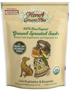 CARNA4: Flora 4 Greens Plus Sprouted Seeds