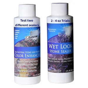 Wet Look  Stone Sealer. Durable, Long-Lasting Gloss Protection. Interior and Exterior Pavers, Slate, Sandstone, Travertine, Flagstone, Driveways, Garage Floors, etc.