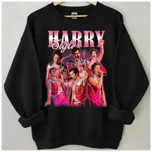 Retro Harry Styles Bootleg Sweatshirt, Vintage 90s Love On Tour Graphic Sweater, Concert Outfit Idea, Crewneck Pullover, Aesthetic Pop Star, Gift For Unisex, Casual, Festival	