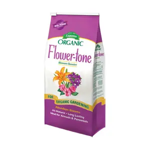 212 MAIN Flower-tone All-Natural Plant Food, 3-4-5 NPK Natural Fertilizer - 18 lb. Garden Soil Plant Nutrient, Bio-Microbes, Blooms Boost