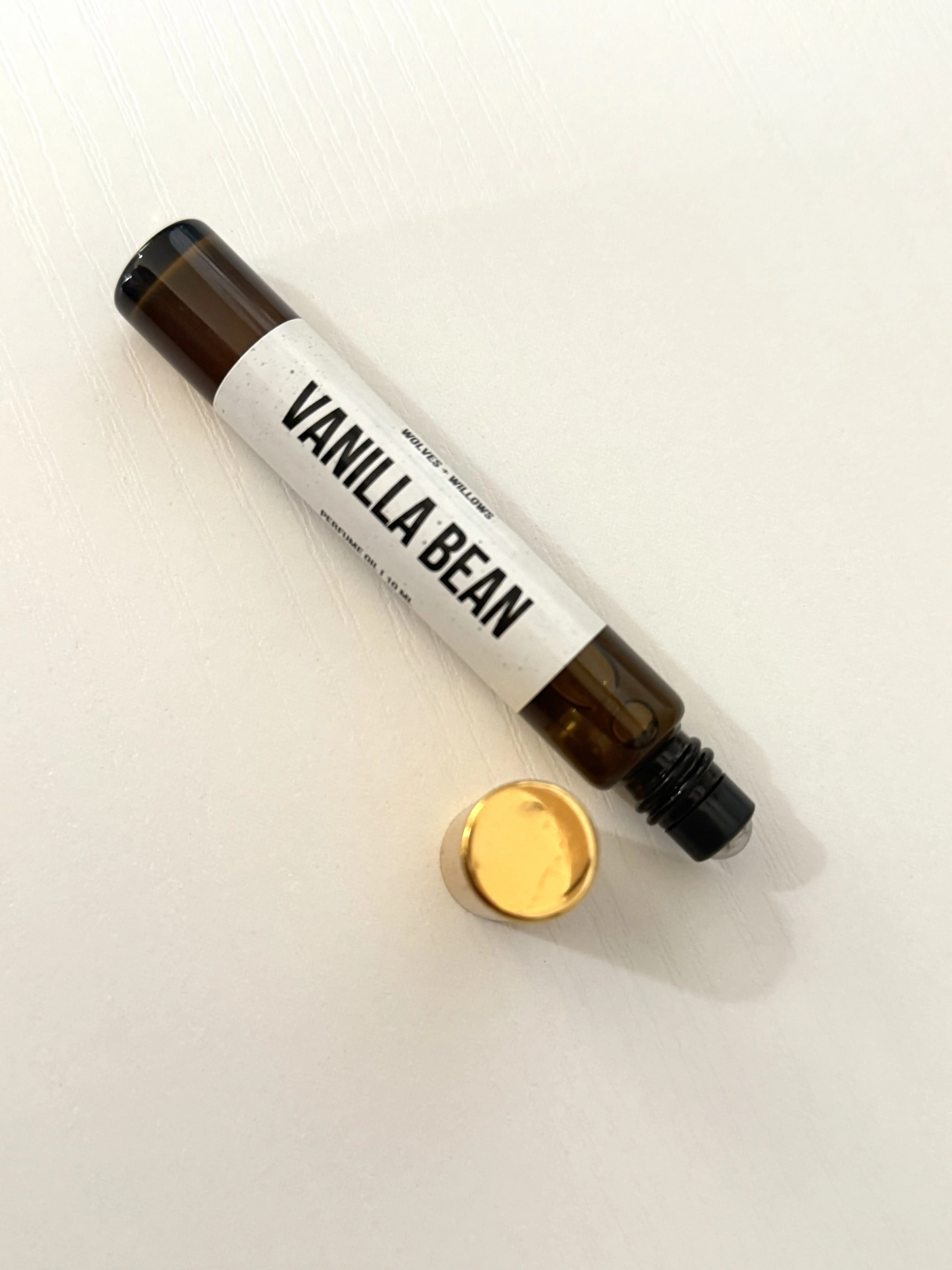 Unisex Oil-Based Vanilla Perfume, 10ml Roll On Roller Bottle Fragrance - Long-Lasting Gourmand Scent for Applying Wrists/Neck