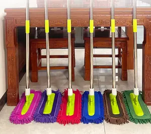 New large-sized floor cleaning mop with widened flat head. Suitable for household use for floor cleaning. Also suitable for commercial, hotel and factory cleaning with long mop.