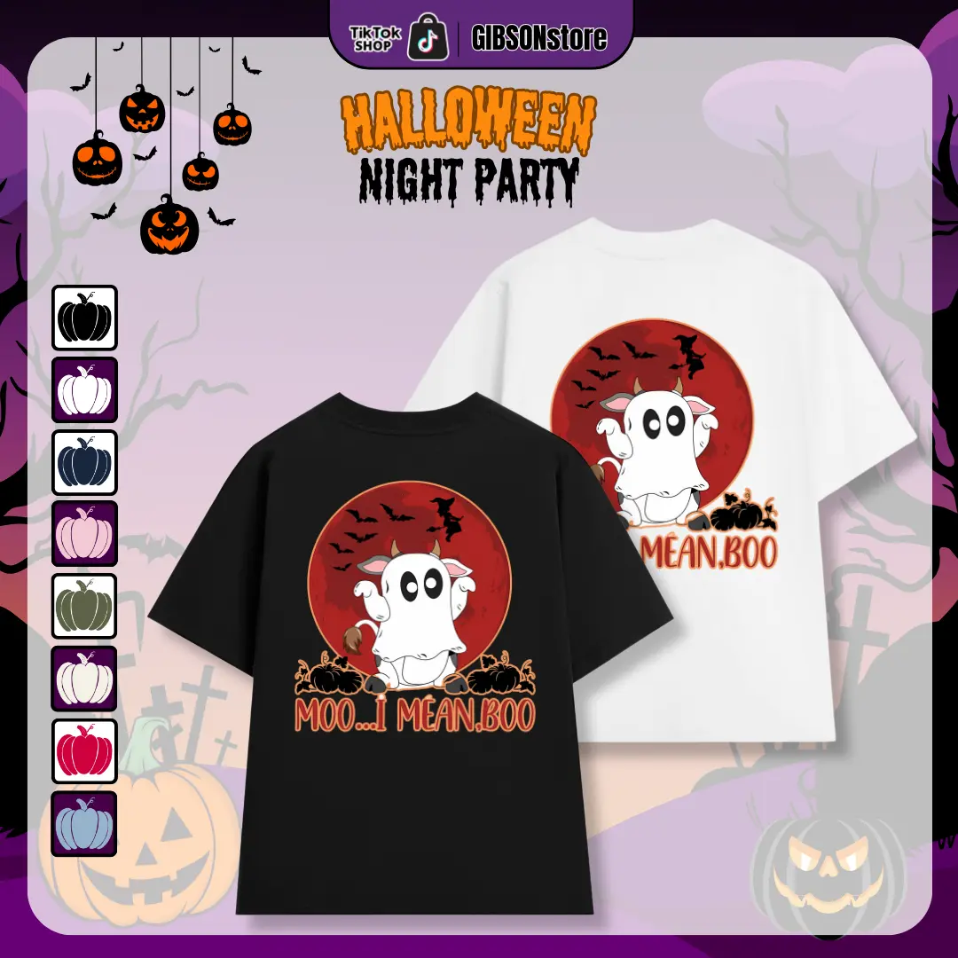 Ghost Cow Moo I Mean Boo Blood Moon Halloween T-Shirt, Farmer Cow Halloween Shirt, Halloween Costumes Tees Fall Trick Or Treat Shirt, Costume Spooky Season T-Shirt, Vintage Ghost Halloween Shirt, Cute Ghost Shirt, Retro Ghost Tee, Vintage Halloween Shirt