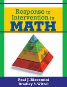 USED-Response to Intervention in Math by Riccomini, Paul J. (Paperback)