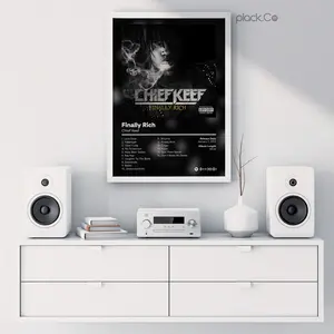 Chief Keef - Finally Rich - Custom Album Poster - Hip Hop Wall Art - Custom Album Cover - Chief Keef Poster - Custom Music Print - Gift Idea