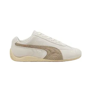 PUMA Womens Speedcat Elevated Lace Up Sneakers Shoes Casual - White