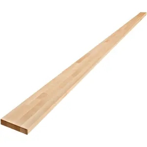 Maple  Backsplash, 25x4x3/4 inches, -Grown Solid Hardwood, Pre-Sanded & Pre-Finished, Ready to Use, Ideal for Pairing with  Butcher Block Countertop