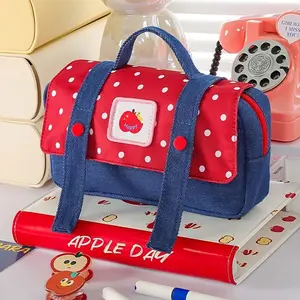 Large Capacity Pen Bag, Men's & Women's Pencil Case, Toiletry Travel Bag, Stationery Storage, Multi-Functional Makeup Bag, Office Desk Organizer