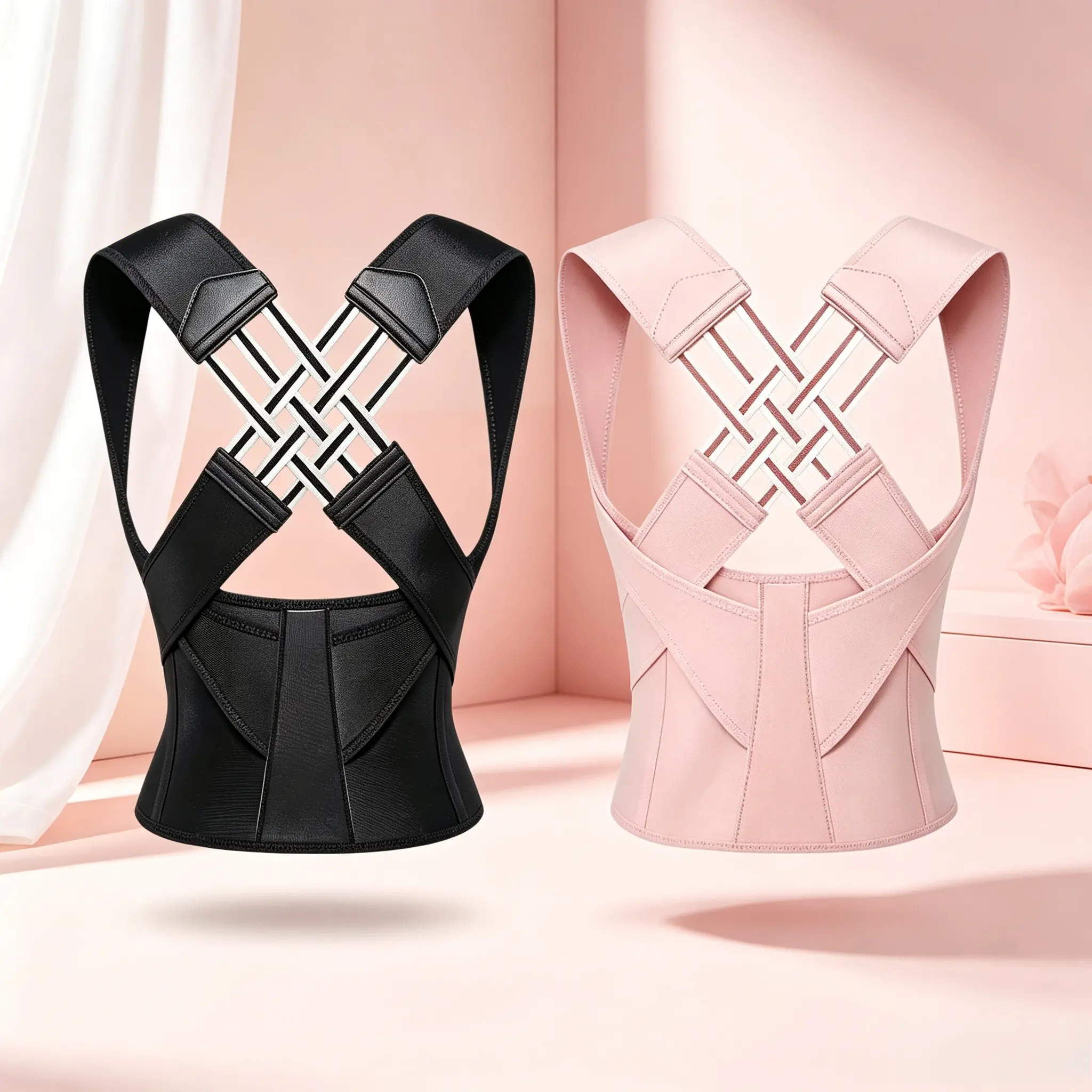 Corrective Hunchback Artifact, Posture Strap, Auxiliary Hunchback Aligner, Male and Female Adult Posture, Open Shoulder Beauty