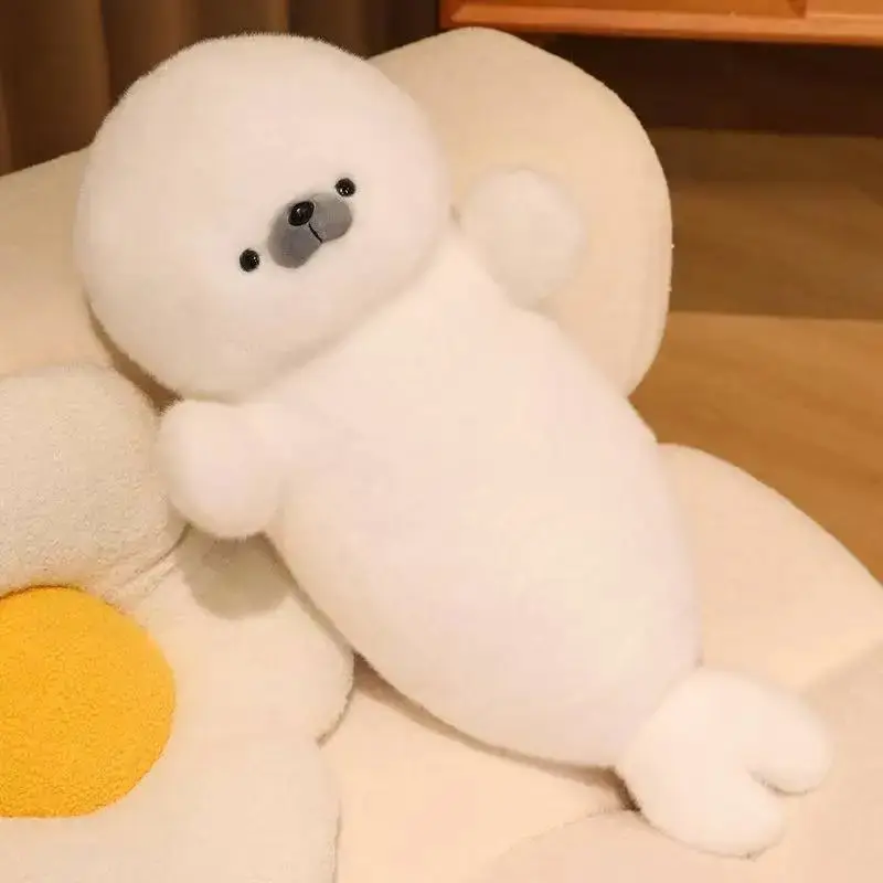 The latest seal sleeping doll is a cute plush toy, handmade cartoon anime cute pillow, a fun toy and a birthday gift for children