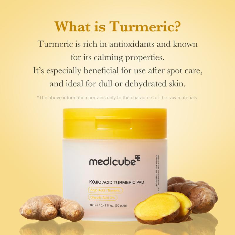 [medicube] Kojic Acid Golden Glow & Radiance Full SET | Turmeric, Niacinamide, Vitamin C, Korean Skincare