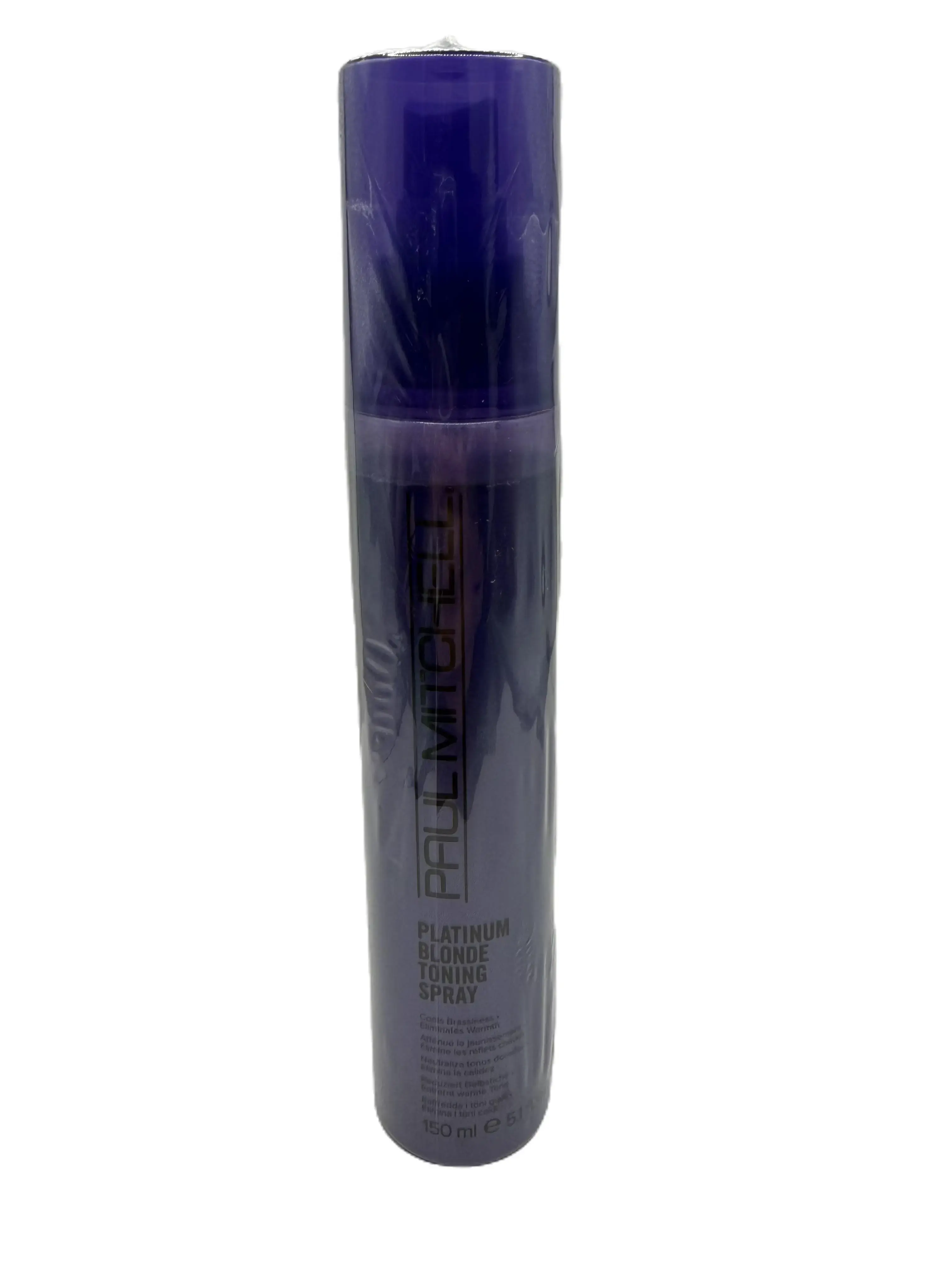 Paul Mitchell Platinum Blonde Violet Toning Spray, Leave-In Treatment to Neutralize Brassiness for Blonde Hair, Daily Use, Vegan, Cruelty-Free & Gluten-Free, 5.1 fl oz