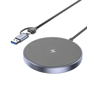 BENFEI Magnetic Wireless Charger 15w Compatible with MagSafe Charger/iPhone 16/16 Pro/16 Plus/16 Pro Max/iPhone 15 Pro Max Plus/iPhone 14 13 12 Series, Wireless Mag Safe Charging Pad, Mag Charger