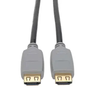 Tripp Lite series 4K HDMI Cable with Gripping Connectors (M/M) - 4K 60 Hz / 1440p 144 Hz, HDR10, 4:4:4, 18Gbps, HDCP 2.2/ARC, Black, 15 ft.