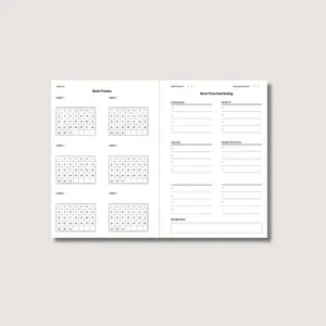 A5 Productivity Tracker Insert