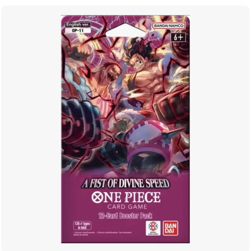 A Fist of Divine Speed - Sleeved Booster Pack - A Fist of Divine Speed (OP11) - TikTok Shop A Fist of Divine Speed - Sleeved Booster Pack - A Fist of Divine Speed (OP11) - TikTok Shop