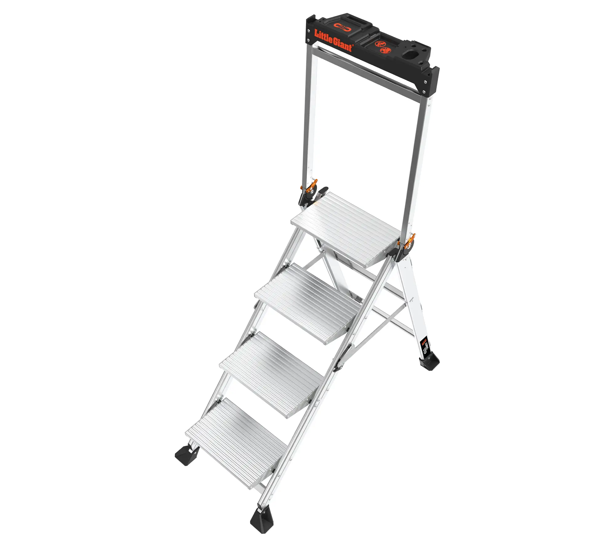 Little Giant Jumbo Step 4-Step Aluminum Step Ladder