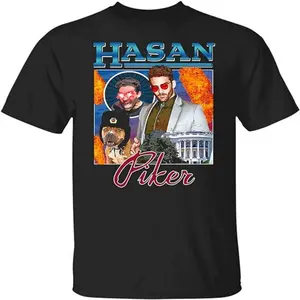 Hasan Piker Merch Hasan Piker T Shirt Black