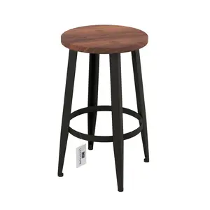 Lavish Home 2 Counter-Height Modern Backless Bar Stools